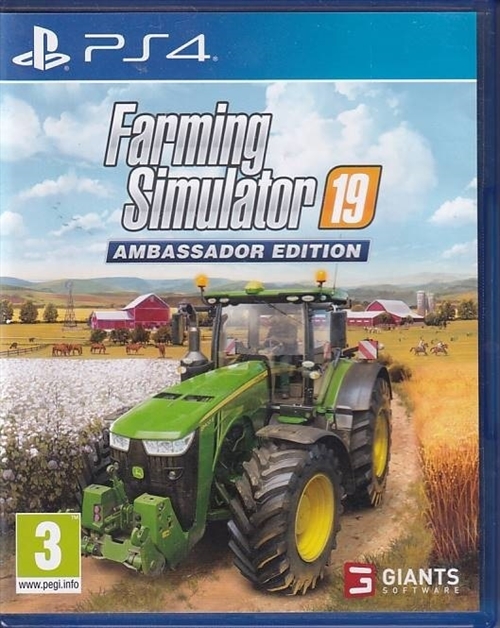 Farming Simulator 19 Ambassador Edition - PS4 (B Grade) (Genbrug)